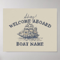 Ahoy! Bem-vindo a bordo da Vintage Personalizada N