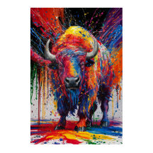 AI Buffalo Art