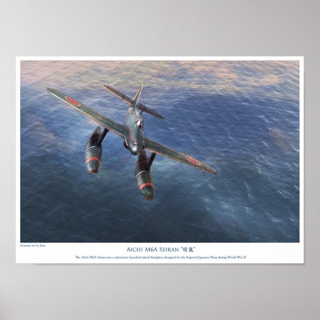 Pôster Aichi M6A Seiran (Frente)