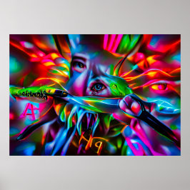 Poster Aichmofobia: Arte Surreal Viva