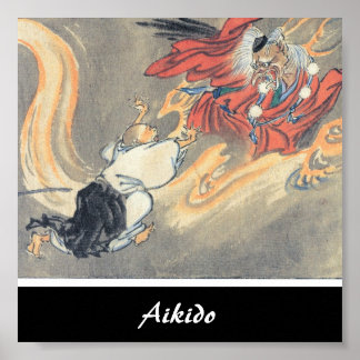 Poster Aikido Japanese Martial Art