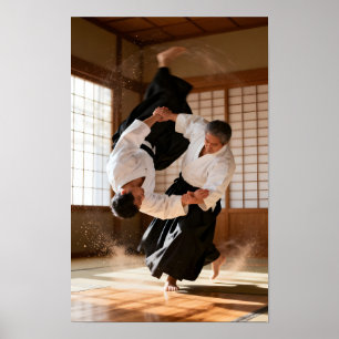 Poster Aikido Japonês