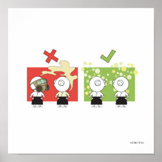 Poster Aikido - Regra Dojo nº 1