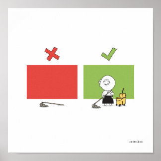 Poster Aikido - Regra Dojo nº 6