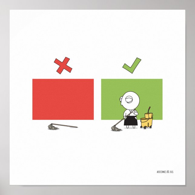 Poster Aikido - Regra Dojo nº 6 (Frente)