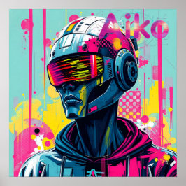 Poster AiKo Grunge Graphic #3