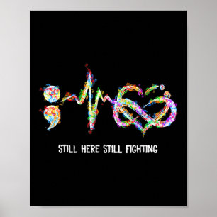 Poster Ainda Aqui, Combatendo A Prevenção De Suicídio