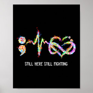 Poster Ainda Aqui, Combatendo A Prevenção De Suicídio