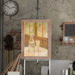 Pôster Ainda com a Absinthe por Vincent van Gogh<br><div class="desc">Ainda a Vida com Absinthe (1887), de Vincent van Gogh, é uma pintura de arte Apos impressionismo. Uma garrafa ou uma carapaça de absinho ao lado de um copo em uma mesa em um café, restaurante ou bar local. Absinthe é uma bebida alcoólica que tem gosto de anis e pode...</div>