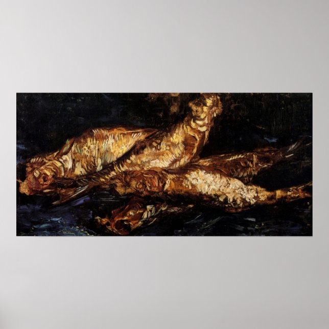 Poster Ainda com Bloateras por Vincent van Gogh (Frente)