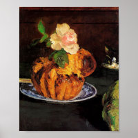 Ainda com Brioche por Édouard Manet