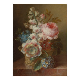 Pôster Ainda com Flores - Cornelis van Spaendonck