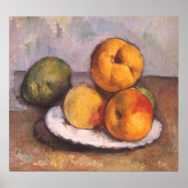 Pôster "Ainda é a vida", "Maçãs", "Peras" de Paul Cezanne