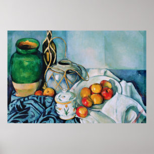 Pôster Ainda vida com maçãs, Paul Cézanne