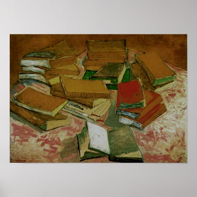 Poster Ainda viva Novelas Francesas Van Gogh Belas Artes (Frente)