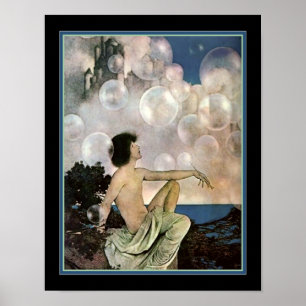 Poster "Air Castles", por volta de 1904 Maxfield Parrish