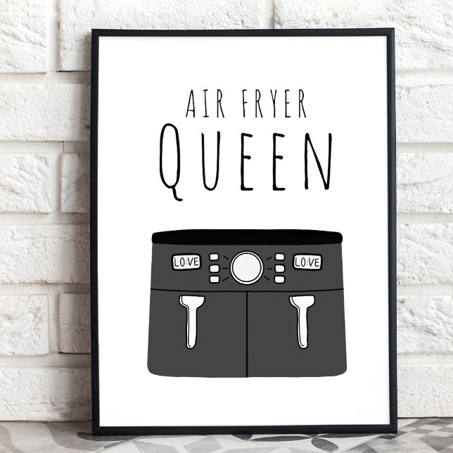 Poster Air Fryer Queen (Criador carregado)