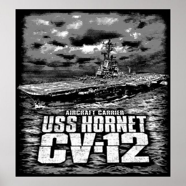 Poster Aircraft carrier Hornet (Frente)