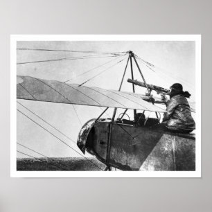 Poster Aircraft gunner during the Battle of the Marne, 19