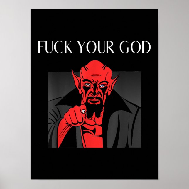 Poster Aist Goat Satã Baphomet GIft (Frente)