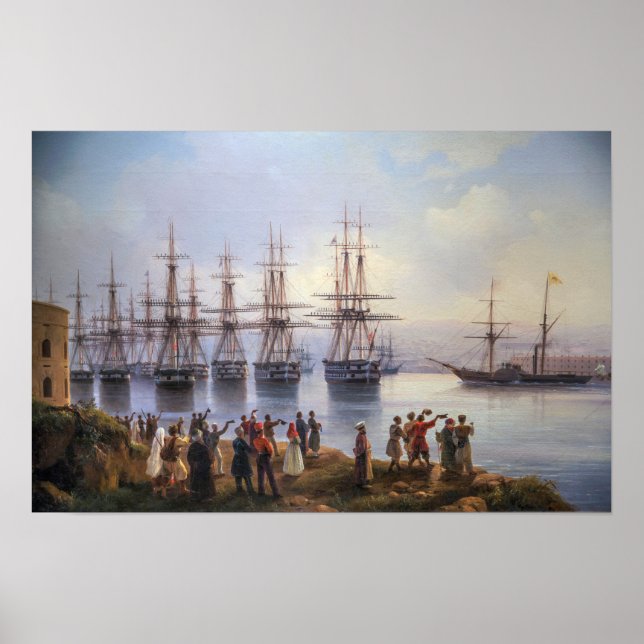 Poster Aivazovsky - Frota (Frente)