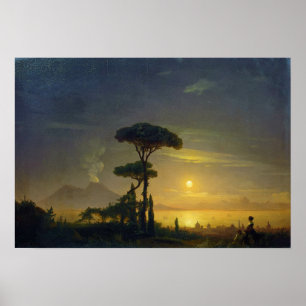 Poster Aivazovsky - Golfo de Nápoles