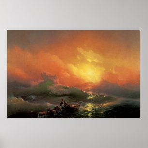 Poster Aivazovsky, Ivan - A Nona Onda