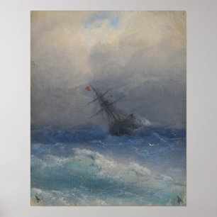 Poster Aivazovsky - Naufrágio