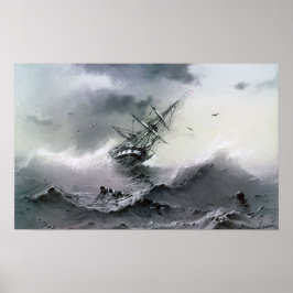 Poster Aivazovsky - Naufrágio