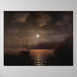 Poster Aivazovsky - Noite Ligada No Mar Negro