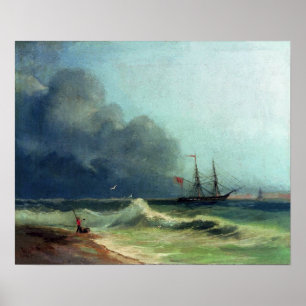 Poster Aivazovsky - O Mar Antes Da Tempestade