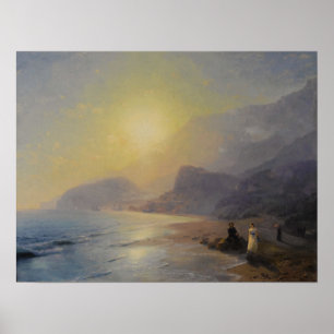 Poster Aivazovsky - Pushkin Na Costa