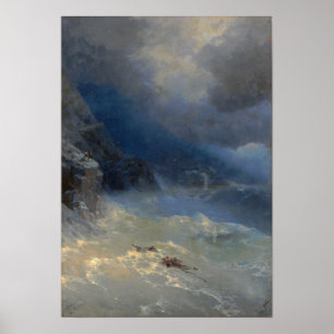 Poster Aivazovsky - Tempestade 1899