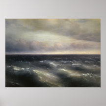 Aivazovsky - Tempestade Começa a Desenrolar-se no 
