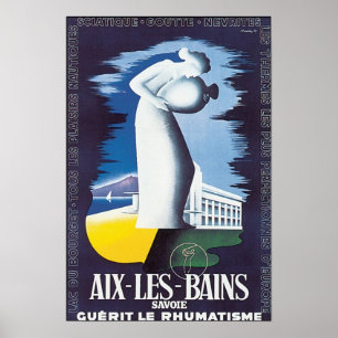 Poster Aix Les Bains Savoie