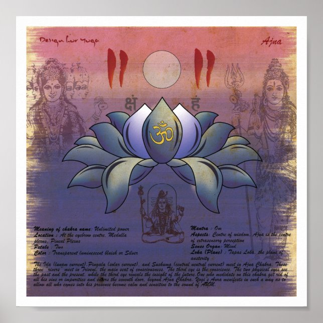 Pôster Ajna Chakra (Frente)
