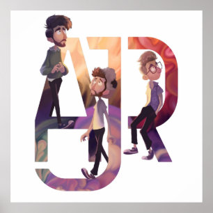 Poster AJR A Galáxia Clique