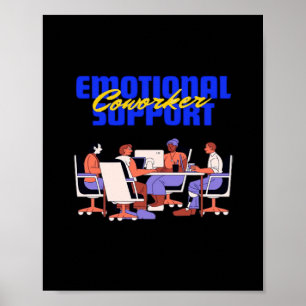 Poster Ajuda Emocional Clássica De Colaborador Para Memór