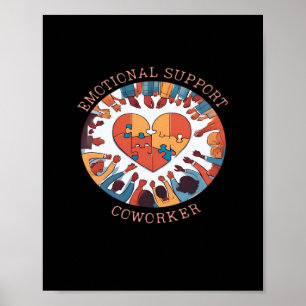 Poster Ajuda Emocional Colaborador Office Companion Cláss
