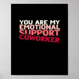 Poster Ajuda Emocional Colega de Trabalho Viral Largura