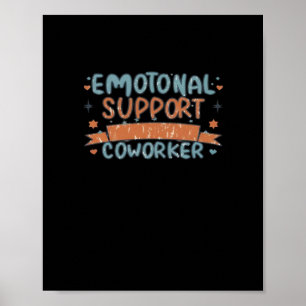Poster Ajuda emocional Colega Engraçado e Clássico