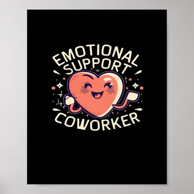 Poster Ajuda emocional Colega Funny Sloth e Cotação (Frente)