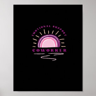 Poster Ajuda Emocional Coworker Essencial