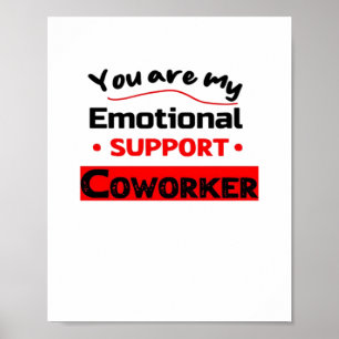 Poster Ajuda Emocional Coworker Sloth Vibes