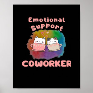 Poster Ajuda Emocional Coworker Work Bestis, Job, Office,