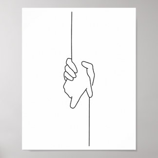 Poster Ajudando uma à outra Ilustração