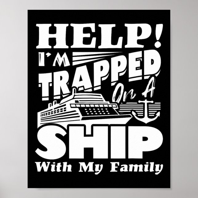 Poster Ajude-me a ser apanhado num navio com a minha famí (Frente)