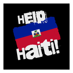 Pôster Ajude o Haiti!