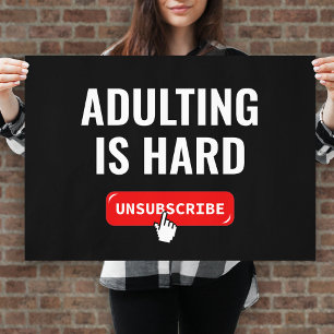 Poster Ajuste é Duro - Cancelar assinatura Cotação p