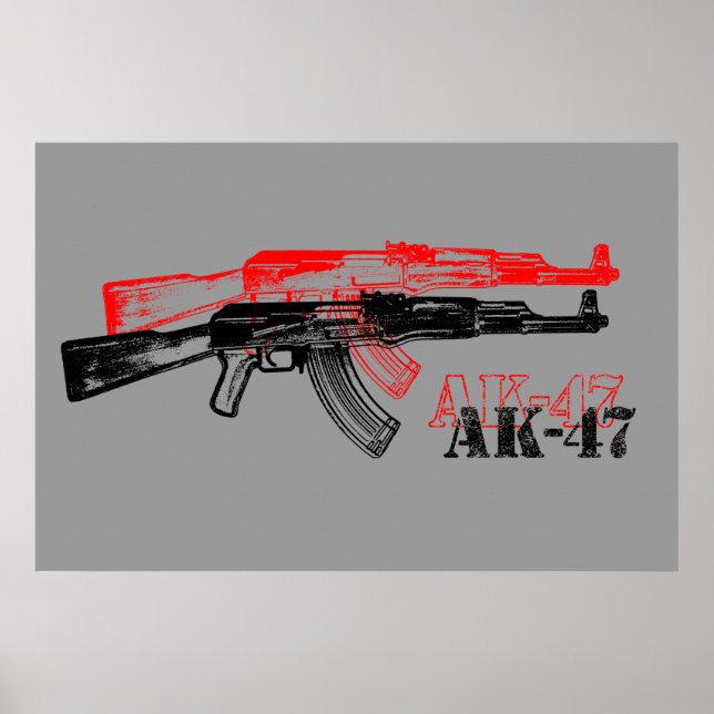 PÔSTER AK 47 (Frente)
